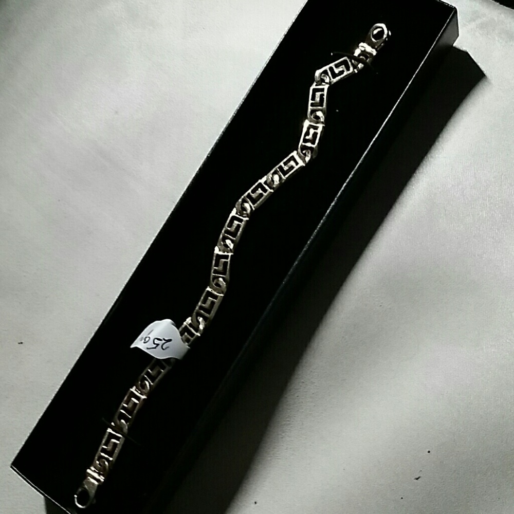 Unisex 14 kt Greek Key Yellow Gold Bracelet 25 gr.